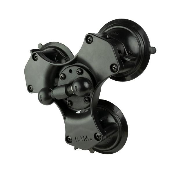 RAM Mounts Triple Suction with Double BSized Ball (B2173652241U