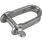 Flat d shackle 316 grade stainless steel