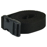 Side release plastic buckle tie down