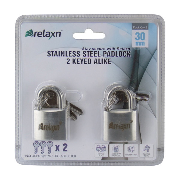 Stainless Steel Padlock Keyed Alike Padlocks Boat Warehouse