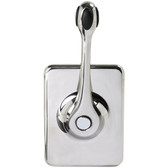 Ultraflex stainless steel single lever side mount control dual function