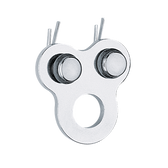 Harken 38 mm wire block split backstay plate assembly