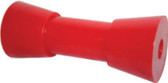 Trailer Roller - Poly Red Sydney Keel 150mm