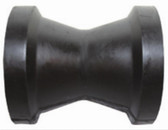 Trailer Roller - Rubber Bow 75mm