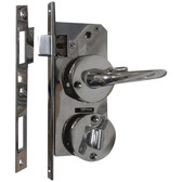 Stainless steel door and lock set 25 35mm