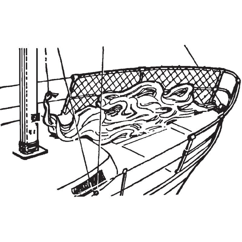Trem Marine Products Lifeline Netting Polyester (RWB1090 RWB1091