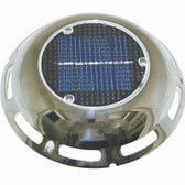 Solar Vent With Battery - Stainless Steel