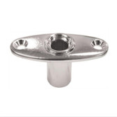 Chrome Rowlock Plates - Thru - Mount Plates