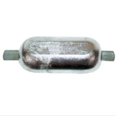 Zinc Large Oval Anodes - With Galvanised Strap