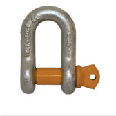 Yellow Pin Rated Shackles - Dee Type