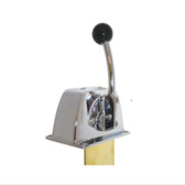 Single Action Chrome Engine Control - Top Mount - Single Control