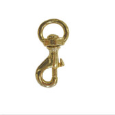 Brass Swivel Eye Bolt Snap
