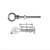 Eye Bolts - Stainless - Collared