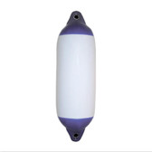 Heavy Duty Fenders - White With Blue Ends (240mm)