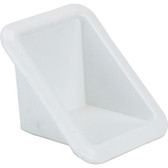 White plastic cases recess flush mount