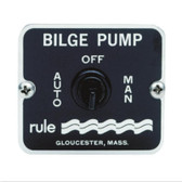 Bilge Pump Control Panel - 3 Way Control Switch