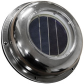 Stainless steel solar powered dome ventilator