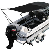 The Portable Bimini Boat Top Cover Canopy EasyGoProducts AquaBrella Large Size 6 Foot X 6 Foot 