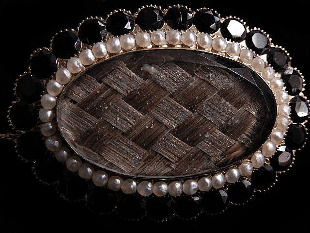 Victorian Garnet Natural Pearl Hair Pin Antique Womens Pins Nyc