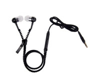 Tangle-Free Zipper Earbuds with Mic