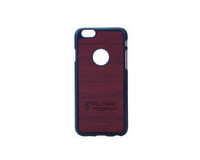 Dark Brown Thin Wood Grain Hard Back Rigid Plastic Case for Apple iPhone 6
