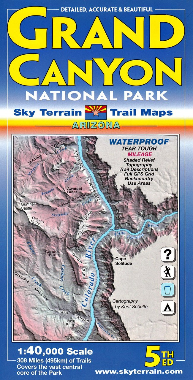 Sky　Grand　Terrain　Park　Map　Canyon　Grand　National　Canyon　Trail