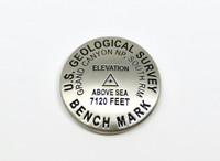 USGS Benchmark Replica Magnet