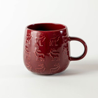Grand Canyon Elk Relief Mug Rust Front