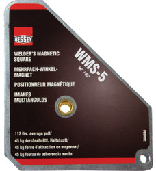 Bessey WMS-5 - Magnet, magnetic square, 90/45 degrees, 112 lbs pull