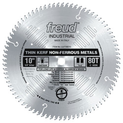 Freud -  10" Thin Kerf Non-Ferrous Metal Blade - LU77M010