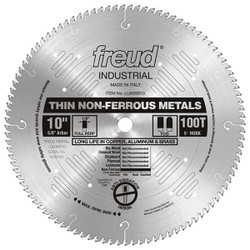 Freud -  10" Thin Stock Non-Ferrous Metal Blade - LU90M010