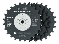 Freud -  8" Dial-A-Width Stacked Dado Sets - SD608