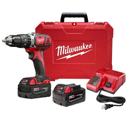 Milwaukee 2607-22 - M18 1/2" Compact Hammer Drill/Driver Kit
