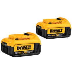 DeWALT -  20V MAX* Premium XR Lithium Ion 2-Pack - DCB204-2