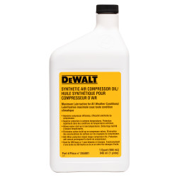 DEWALT D55001 - Compressor Oil --Synthetic 1 Quart (12 Per Case) (Sold Only In Case)