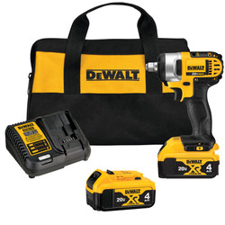 DEWALT DCF883M2 - 20V Max Li-Ion 3/8" Impact Wrench (Hog Ring) (4.0Ah) W/ 2 Batteries And Kit Box