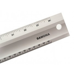 Samona/ROK -  Aluminum Ruler 24" / 600 mm - 28342