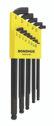 Bondhus 16537 - Set of 13 Balldriver Stubby L-wrenches, sizes .050-3/8-Inch