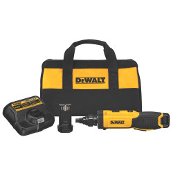 DeWALT -  8V MAX Electricians Reamer/Scredwdriver w/ 2 Battery and Bag - DCF681N2