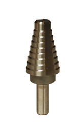 MK Morse ESD08 - Step Drill Bit, HSS 9/16"-1" (7 Steps by 1/16")