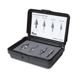 MK Morse ESDKIT01 - Step Drill Kit, HSS, 4 Pcs 1x ESD01, ESD03, ESD04, ESD05