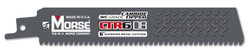 MK Morse CTR608MC1 - Recip Saw Blade Carbide Tipped 6" X 1" 8TPI 1/Pack