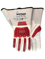 Watson Van Goat 9549TPR - Van Goat Ansi Cut A5 C100 Lined Goatskin Gauntlet W/ Tpr - Triple eXtra Large (3XL)