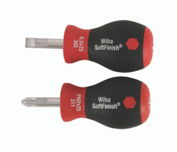 Wiha 31191 - SoftFinish® Stubby Slotted/Phillips 2 Pc
