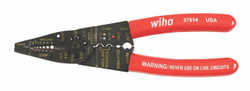 Wiha 57814 - Wire Combo Strippers/Crimpers 8.25"