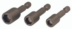 Wiha 70490 - Nut Setter 3Pc 1/4, 5/16, 3/8 x 2.1''