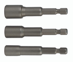 Wiha 70491 - Nut Setter 3Pc 1/4, 5/16, 3/8 x 4''