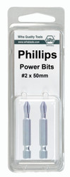 Wiha 74158 - Phillips Power Bit #0 x 50mm 2Pk