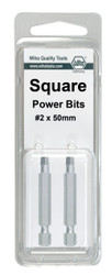 Wiha 74860 - Square Power Bit #1 x 50mm 2Pk