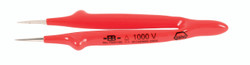 Wiha 75205 - Insulated Tweezers Straight Fine 5" Oal